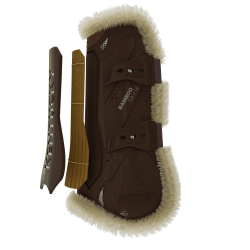 Guêtres Bamboo Élastique mouton vegan Kentucky Marron Guêtres Bamboo Élastique mouton vegan Kentucky Marron