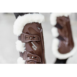 Guêtres Bamboo Élastique mouton vegan Kentucky Marron Guêtres Bamboo Élastique mouton vegan Kentucky Marron