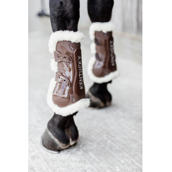 Guêtres Bamboo Élastique mouton vegan Kentucky Marron Guêtres Bamboo Élastique mouton vegan Kentucky Marron