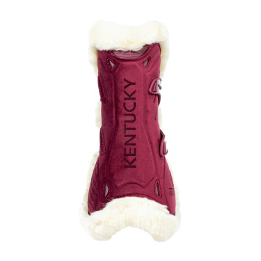 Guêtres Bamboo Élastique Velvet mouton vegan Kentucky Bordeaux
