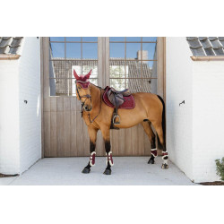 Guêtres Bamboo Élastique Velvet mouton vegan Kentucky Bordeaux