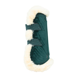 Bamboo Elastische Fluwelen Vegan Schapenvacht Gamaschen Kentucky Donkergroen Bamboo Elastische Fluwelen Vegan Schapenvacht Gamaschen Kentucky Donkergroen