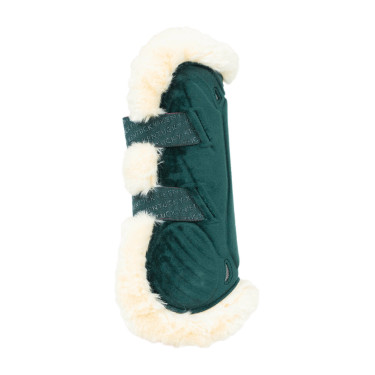 Guêtres Bamboo Élastique Velvet mouton vegan Kentucky Vert foncé