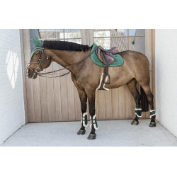 Guêtres Bamboo Élastique Velvet mouton vegan Kentucky Vert foncé