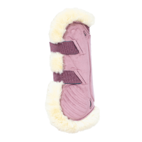 Guêtres Bamboo Élastique Velvet mouton vegan Kentucky Vieux rose