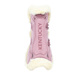 Guêtres Bamboo Élastique Velvet mouton vegan Kentucky Vieux rose