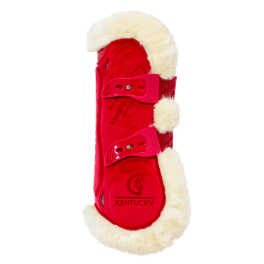 Guêtres Bamboo Élastique Velvet mouton vegan Kentucky Rouge Guêtres Bamboo Élastique Velvet mouton vegan Kentucky Rouge