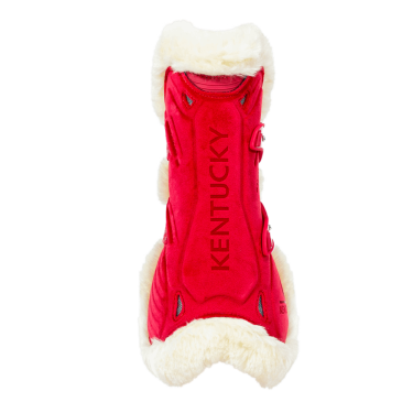 Guêtres Bamboo Élastique Velvet mouton vegan Kentucky Rouge Guêtres Bamboo Élastique Velvet mouton vegan Kentucky Rouge