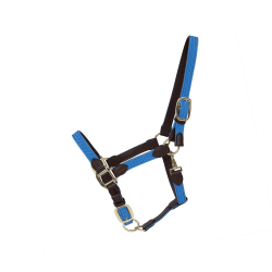 Gevlochten Nylon Halster Kentucky Lichtblauw Gevlochten Nylon Halster Kentucky Lichtblauw