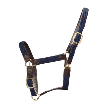 Licol Plaited Nylon Kentucky Bleu marine