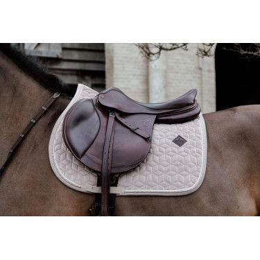Tapis de selle Basic Velvet jumping Kentucky Beige