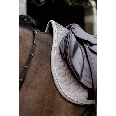 Tapis de selle Basic Velvet jumping Kentucky Beige Tapis de selle Basic Velvet jumping Kentucky Beige