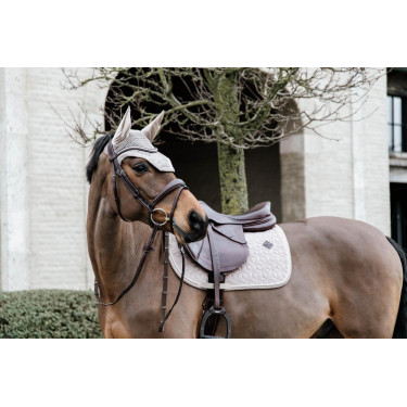 Tapis de selle Basic Velvet jumping Kentucky Beige