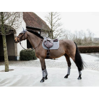 Zadeldek Basic Velvet jumping Kentucky Grijs