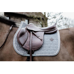 Tapis de selle Basic Velvet jumping Kentucky Gris