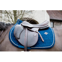 Tapis de selle Basic Velvet jumping Kentucky Bleu marine