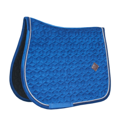 Tapis de selle Basic Velvet jumping Kentucky Bleu marine