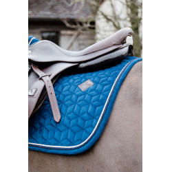 Tapis de selle Basic Velvet jumping Kentucky Bleu marine
