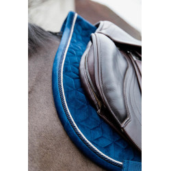 Tapis de selle Basic Velvet jumping Kentucky Bleu marine