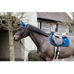 Tapis de selle Basic Velvet jumping Kentucky Bleu marine