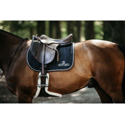 Tapis de selle Fishbone Leather jumping Kentucky