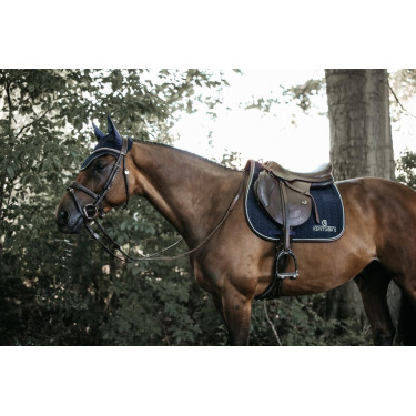 Zadeldek Fishbone Leather jumping Kentucky Marineblauw Zadeldek Fishbone Leather jumping Kentucky Marineblauw