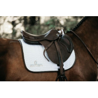Zadeldek Fishbone Leather jumping Kentucky Wit
