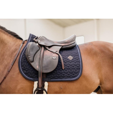 Tapis de selle Glitter Rope jumping Kentucky Bleu marine
