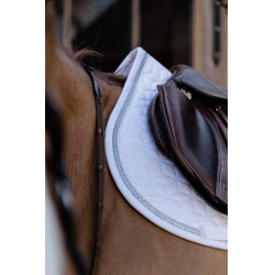 Tapis de selle Glitter Rope jumping Kentucky Blanc Tapis de selle Glitter Rope jumping Kentucky Blanc