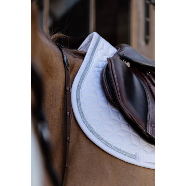 Tapis de selle Glitter Rope jumping Kentucky Blanc Tapis de selle Glitter Rope jumping Kentucky Blanc