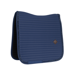 Tapis de selle Pearls dressage Kentucky Bleu marine