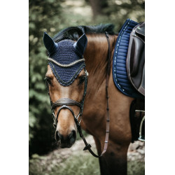 Tapis de selle Pearls dressage Kentucky Bleu marine