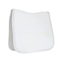 Tapis de selle Pearls dressage Kentucky Blanc