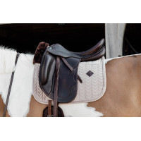 Tapis de selle Skin Friendly Velvet jumping Kentucky Beige
