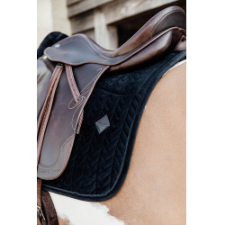 Tapis de selle Skin Friendly Velvet jumping Kentucky Noir