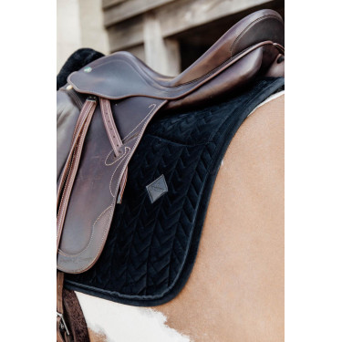 Zadeldek Skin Friendly Velvet jumping Kentucky Zwart Zadeldek Skin Friendly Velvet jumping Kentucky Zwart