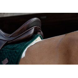 Tapis de selle Skin Friendly Velvet jumping Kentucky Vert sapin Tapis de selle Skin Friendly Velvet jumping Kentucky Vert sapin