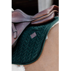 Tapis de selle Skin Friendly Velvet Kentucky Vert sapin Tapis de selle Skin Friendly Velvet Kentucky Vert sapin