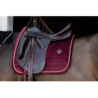 Tapis de selle Velvet dressage Kentucky Bordeaux Tapis de selle Velvet dressage Kentucky Bordeaux