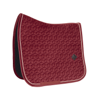 Tapis de selle Velvet dressage Kentucky Bordeaux