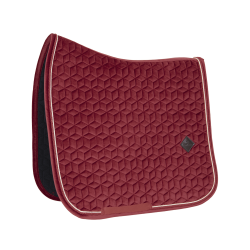 Tapis de selle Velvet dressage Kentucky Bordeaux Tapis de selle Velvet dressage Kentucky Bordeaux