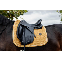 Tapis de selle Velvet dressage Kentucky Moutarde Jaune