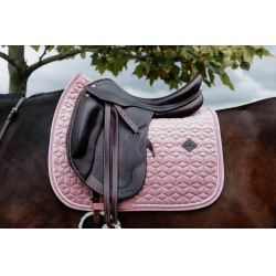 Tapis de selle Velvet dressage Kentucky Vieux rose Tapis de selle Velvet dressage Kentucky Vieux rose