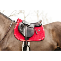 Tapis de selle Velvet jumping Kentucky Rouge