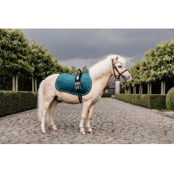 Tapis de selle Velvet jumping Kentucky Emeraude Vert Tapis de selle Velvet jumping Kentucky Emeraude Vert