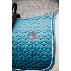 Tapis de selle Velvet jumping Kentucky Emeraude Vert Tapis de selle Velvet jumping Kentucky Emeraude Vert