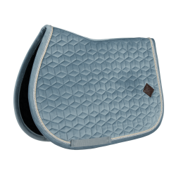 Tapis de selle Velvet jumping Kentucky Bleu clair