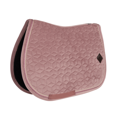 Tapis de selle Velvet jumping Kentucky Vieux rose Tapis de selle Velvet jumping Kentucky Vieux rose