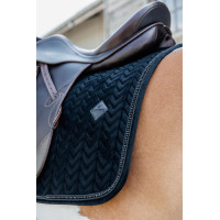 Tapis de selle Velvet Pearls dressage Kentucky Noir