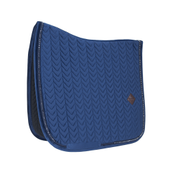 Tapis de selle Velvet Pearls dressage Kentucky Bleu marine Tapis de selle Velvet Pearls dressage Kentucky Bleu marine